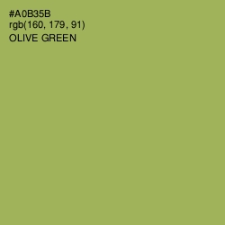 #A0B35B - Olive Green Color Image